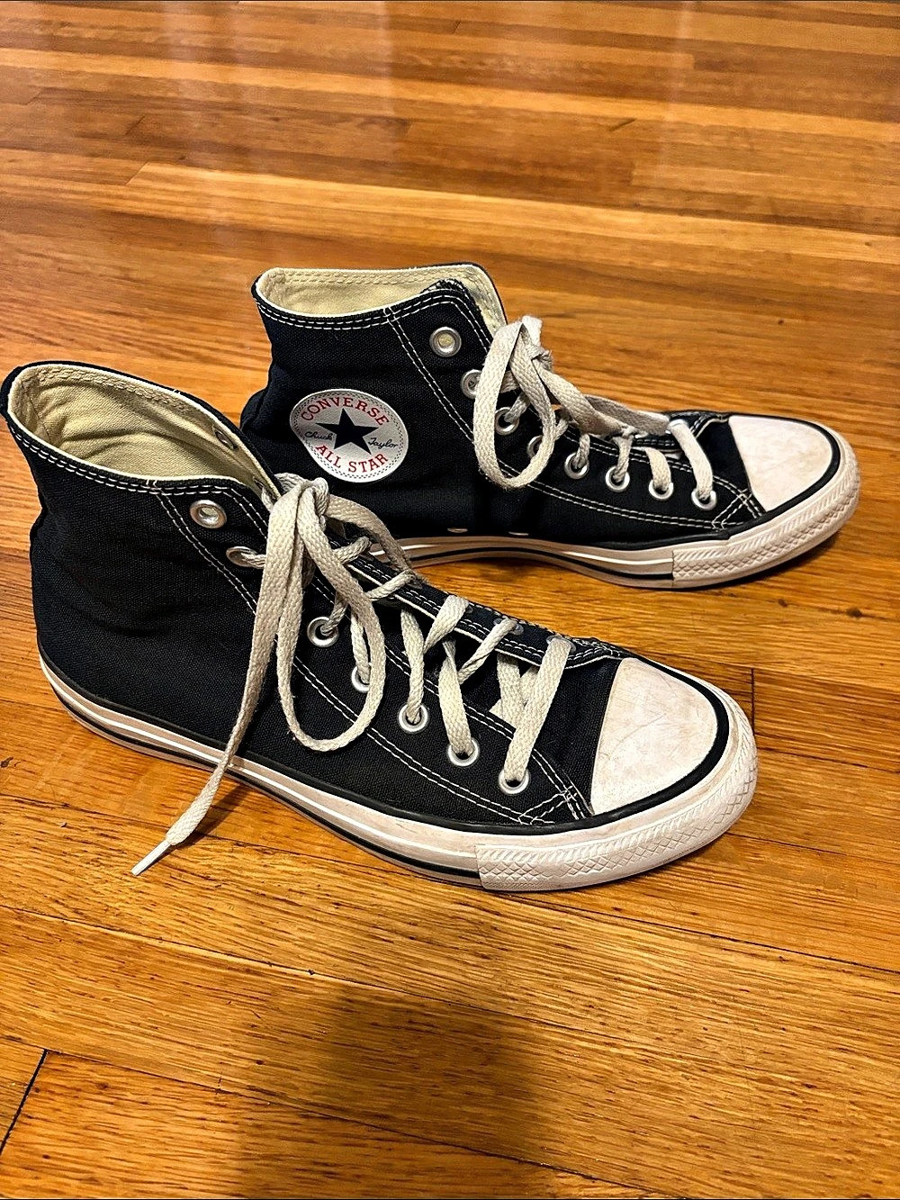 Converse Chuck Taylor All Star high top Sneakers Black & White US 8.5